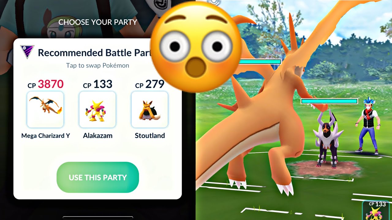 😵‍💫 MEGA CHARIZARD Y vs MEGA Houndoom in Master League Pokémon Go