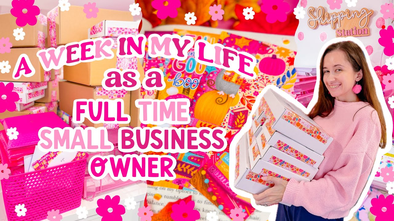 Behind the Scenes of a Full Time Small Business Owner Packing Orders ...