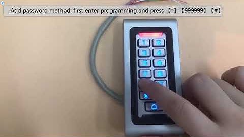 S601EM register user delete user method