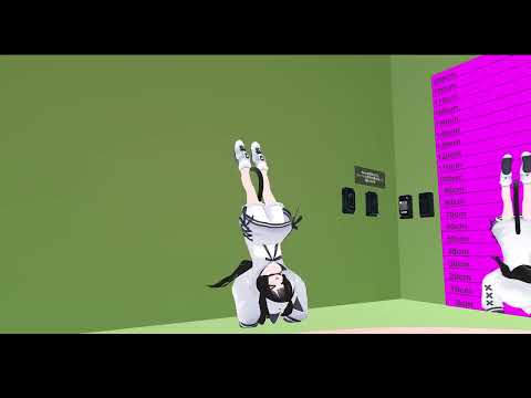 [VRChat] フルトラで逆立ちに挑戦したミルクちゃん