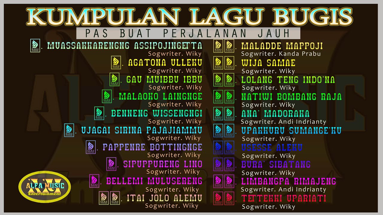 KUMPULAN LAGU BUGIS