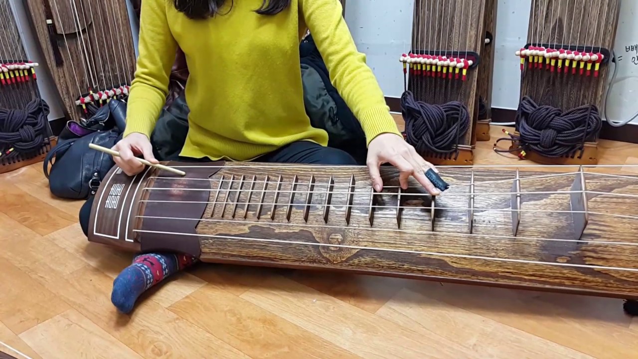 거문고 배우기, 아리랑 - YouTube