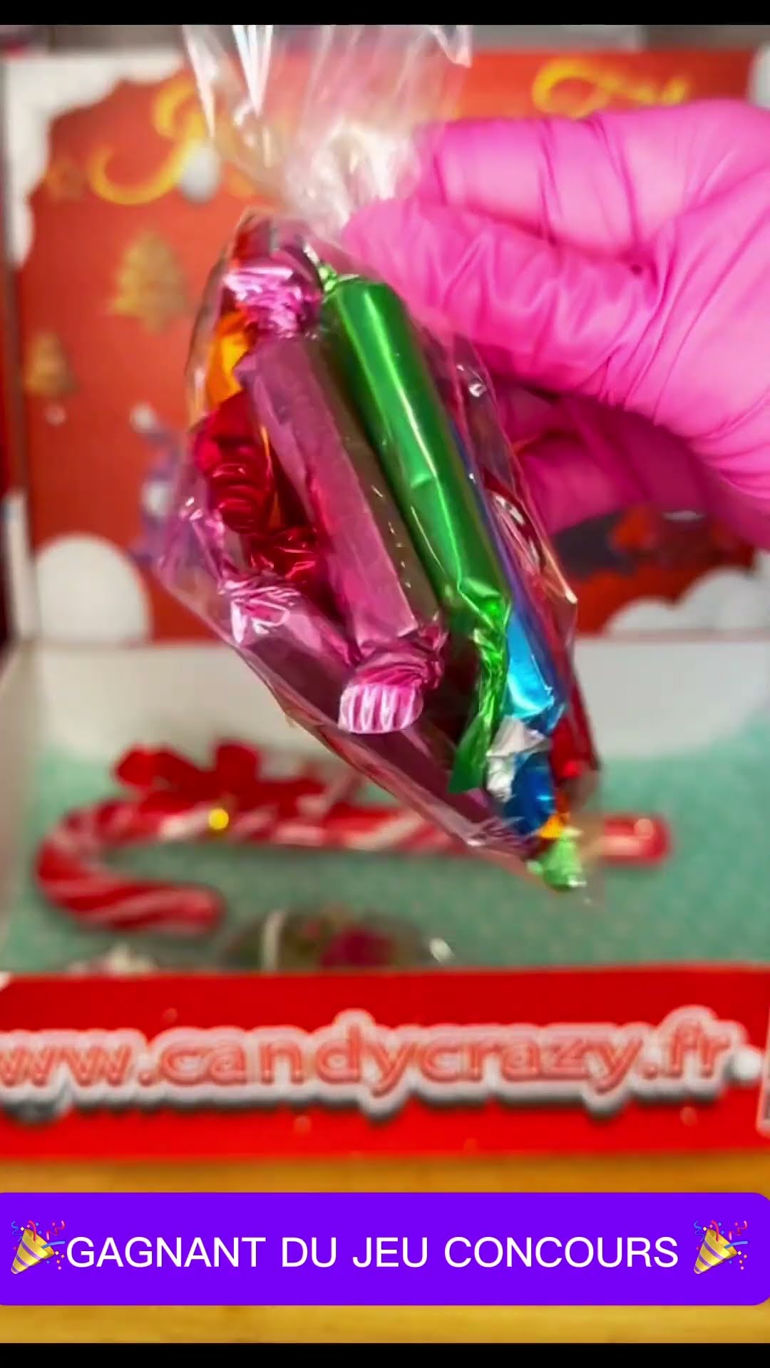 ?Le Gagnant du jeu concours est…? #candycrazy