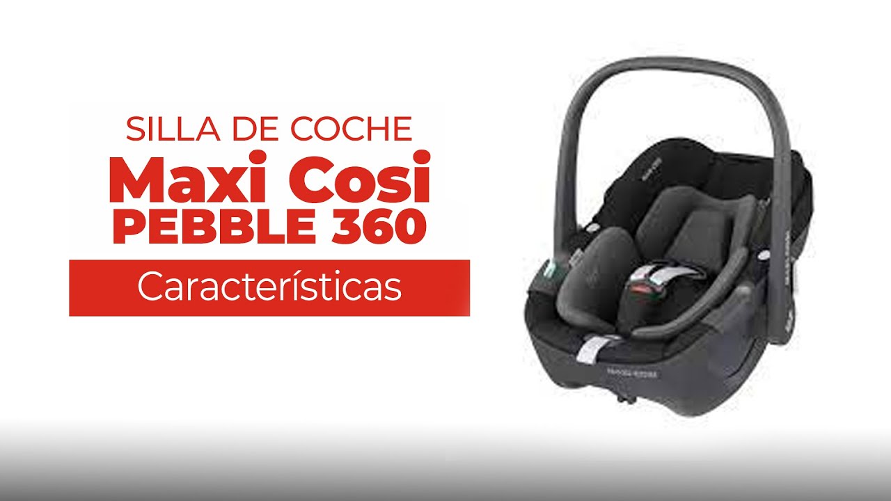 MAXI COSI Silla portabebés Pebble 360 Essential Black 