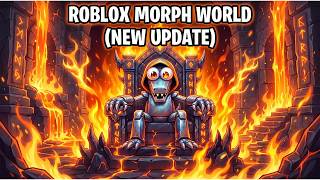 Roblox..Morph World..New Update!! I became an EARTH BENDER!!