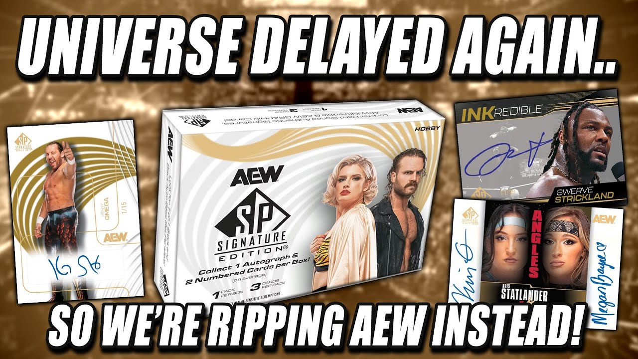 Выход WWE Universe отложен... поэтому AEW пришли поиграть!! | Обзор коллекционного издания AEW Si...