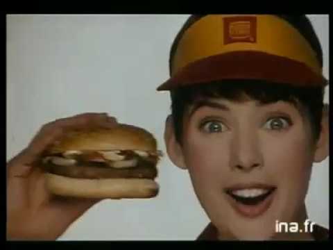 BURGER KING Publicité hamburgers années 80 - YouTube