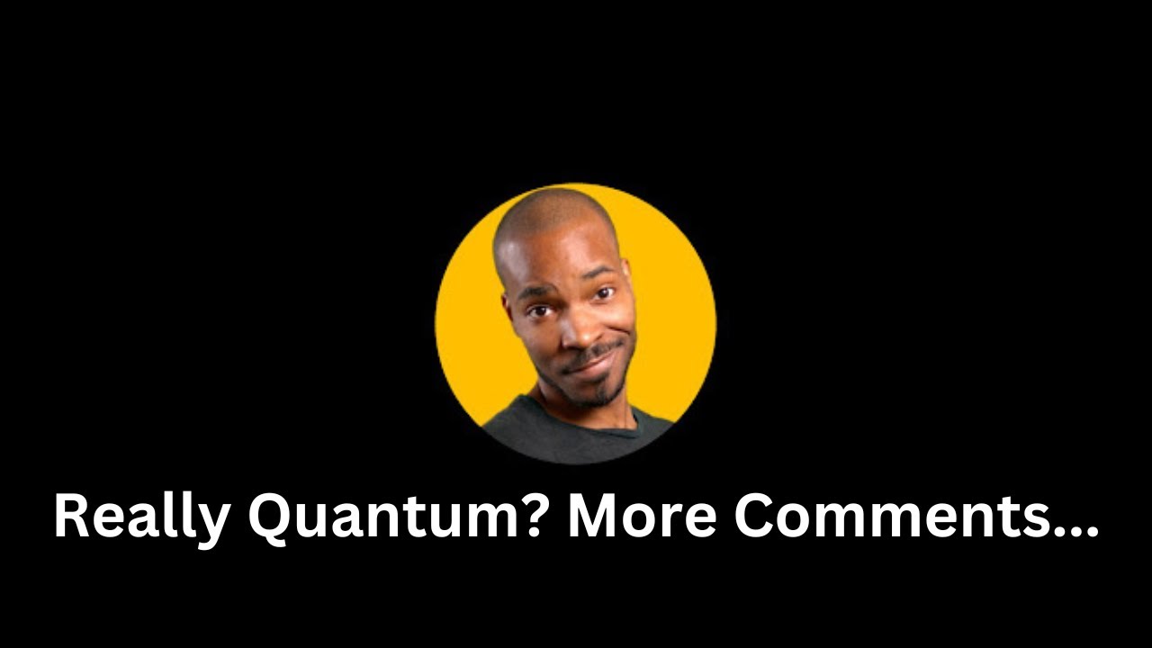 Quantum TV Comment on Another Pulse Video YouTube