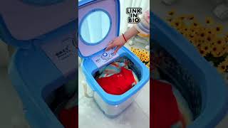 Mini Washing Machine And Dryer |Small Washing Machine With Dryer #diy #washing #homegadets #cr7