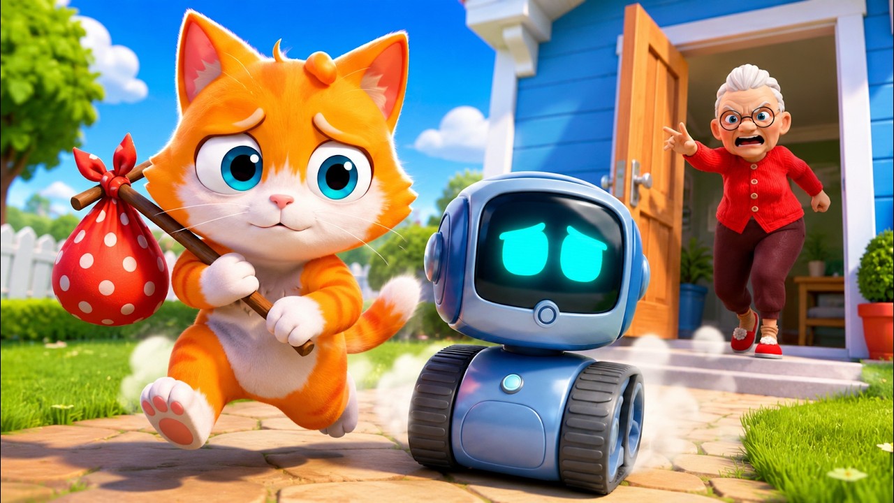 CAT & SPARKY Ran Away From HOME!