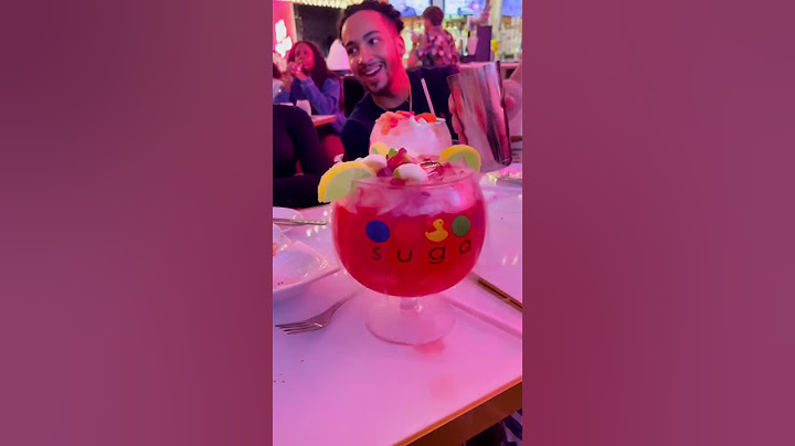 Giant Sugar Factory Cocktail Drinks#cocktail #sugarfactory #drink #mixology