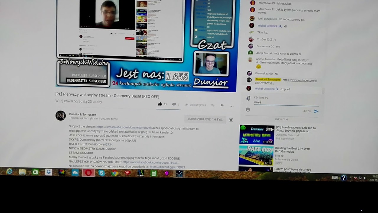 Kawałek streamu dunsiora który nie chce mi dać moda