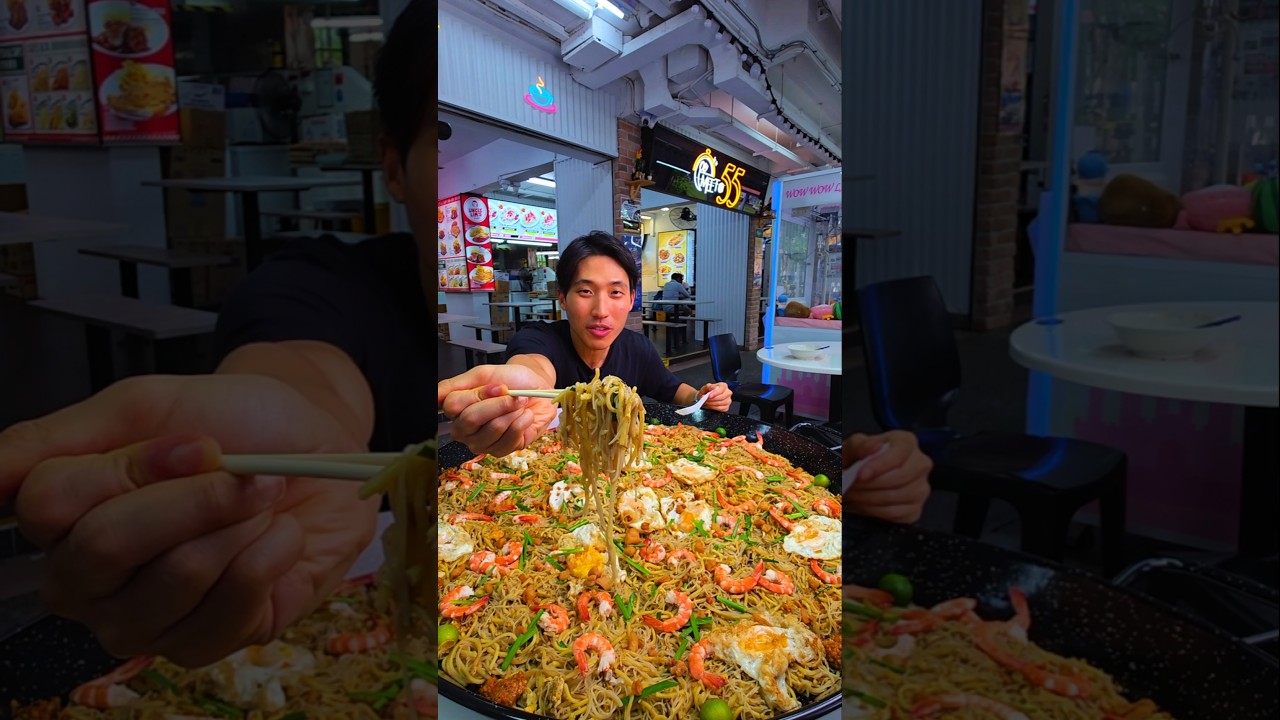 9KG Singapore Fried Hokkien Noodles Challenge! #foodchallenge