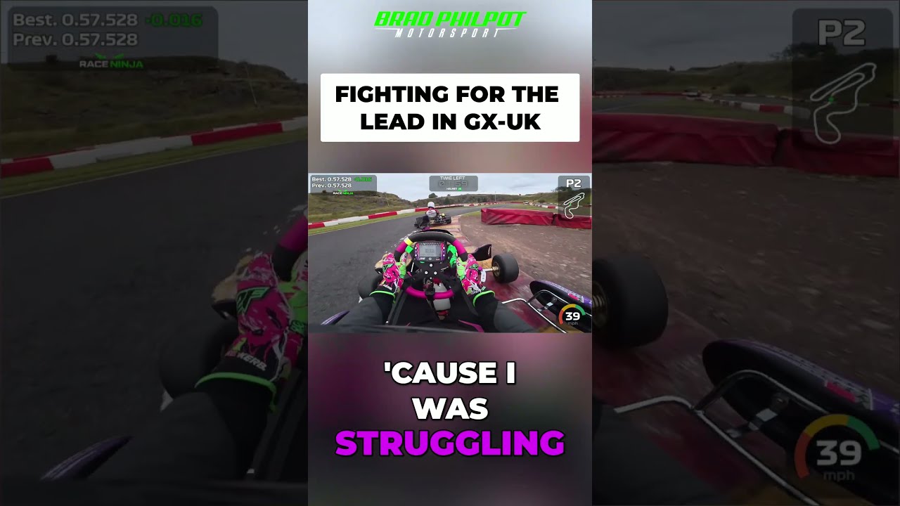 Thumbnail of Brad Philpot's video Fighting for the Race Lead at Rowrah #GXUK #Karting #Battle