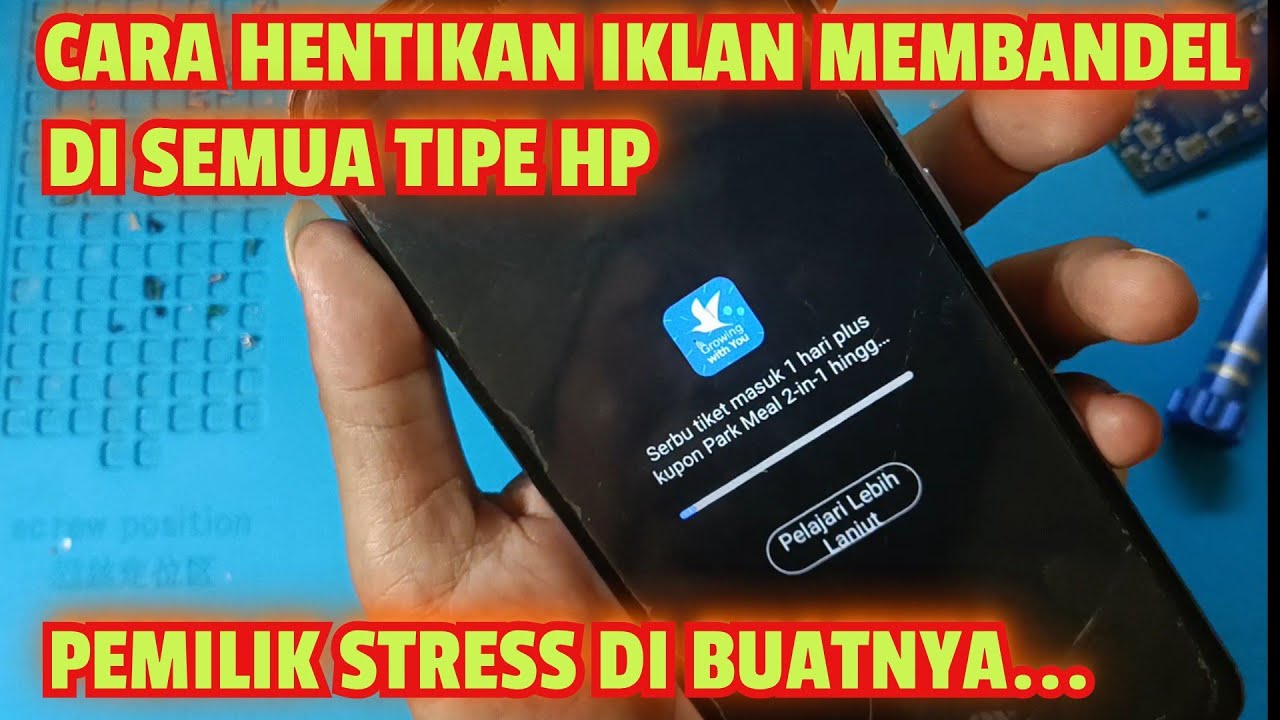 Cara Menghentikan iklan di HP yang membandel - YouTube