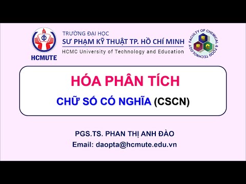Video HÓA PHÂN TÍCH Chữ số có nghĩa CSCN - youtube