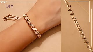 🔥Let's CREATE Your Own DIY Bracelet 😍EASY Tutorial |Knotwithpriyanshi554 