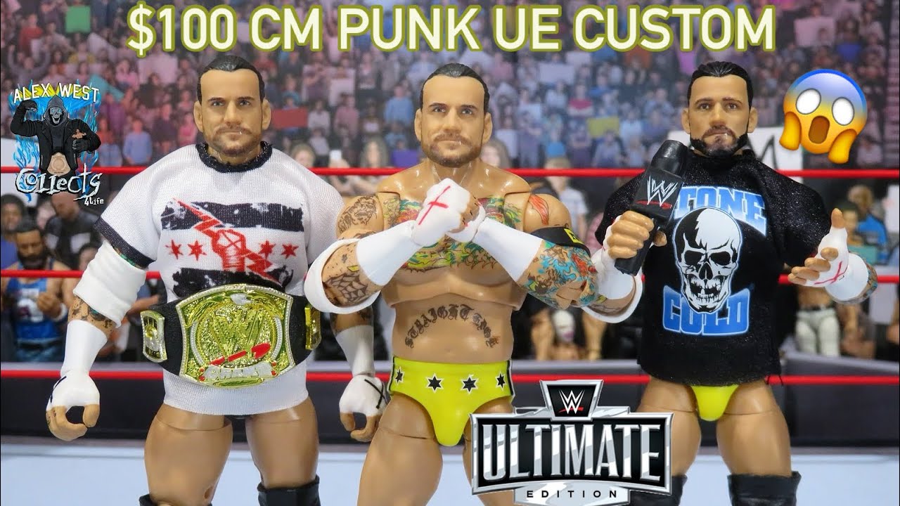 Creating a WWE Mattel Ultimate Edition Pipe Bomb Promo Custom CM PUNK!  EXPENSIVE FIXUP!