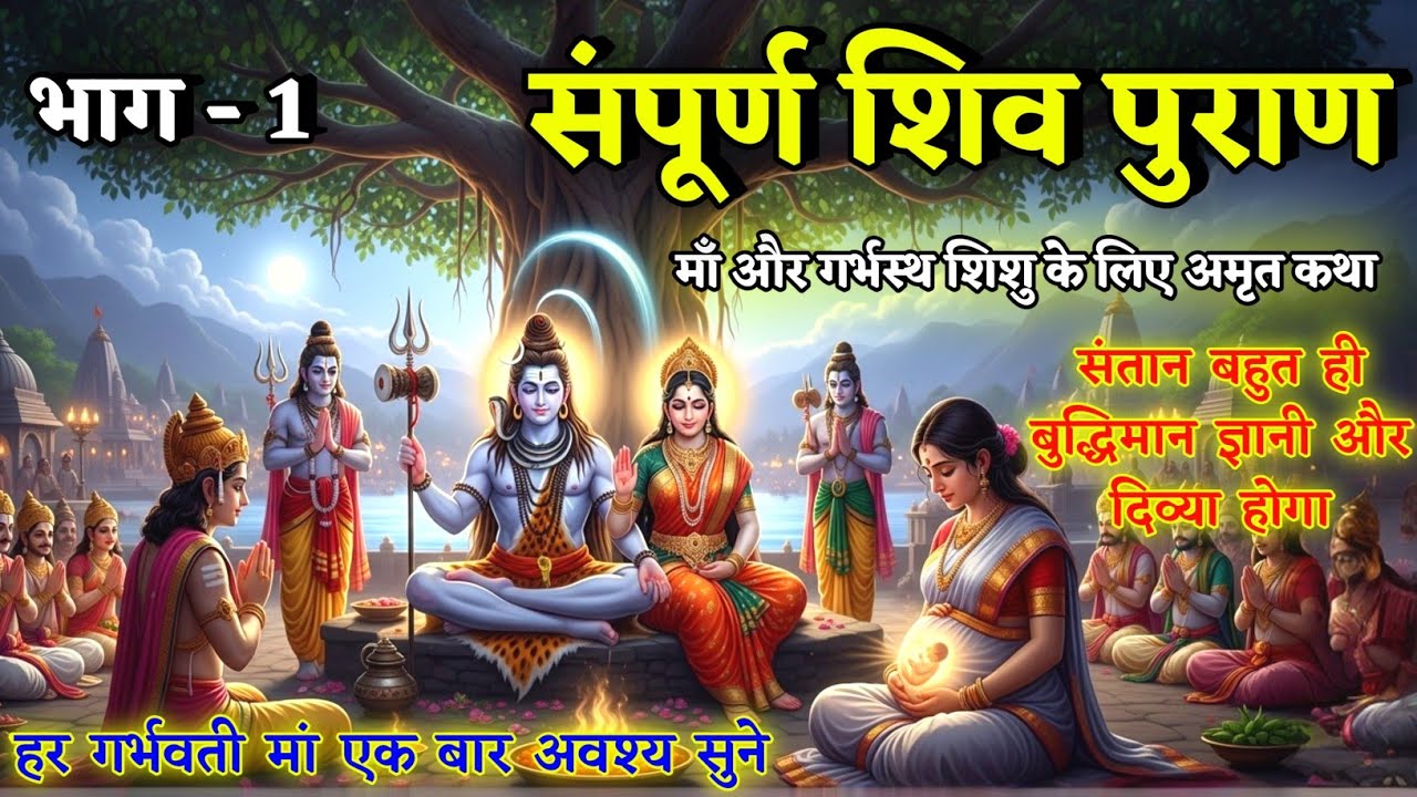 गर्भ में शिव पुराण सुनने से शिशु का दिमाग और भविष्य बदल जाता है | Garbh Sanskar Powerful Shiv Purana