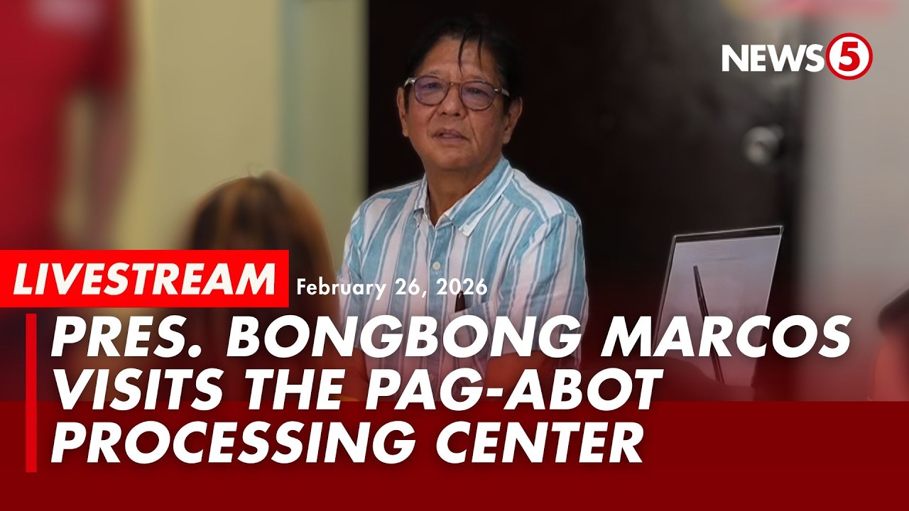 LIVE | Pres. Bongbong Marcos visits the Pag-abot Processing Center