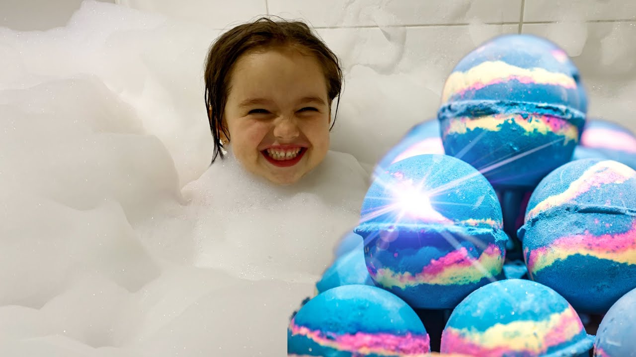 Magic bath bomb Zara Star Волшебные разноцветные бомбочки для ванны