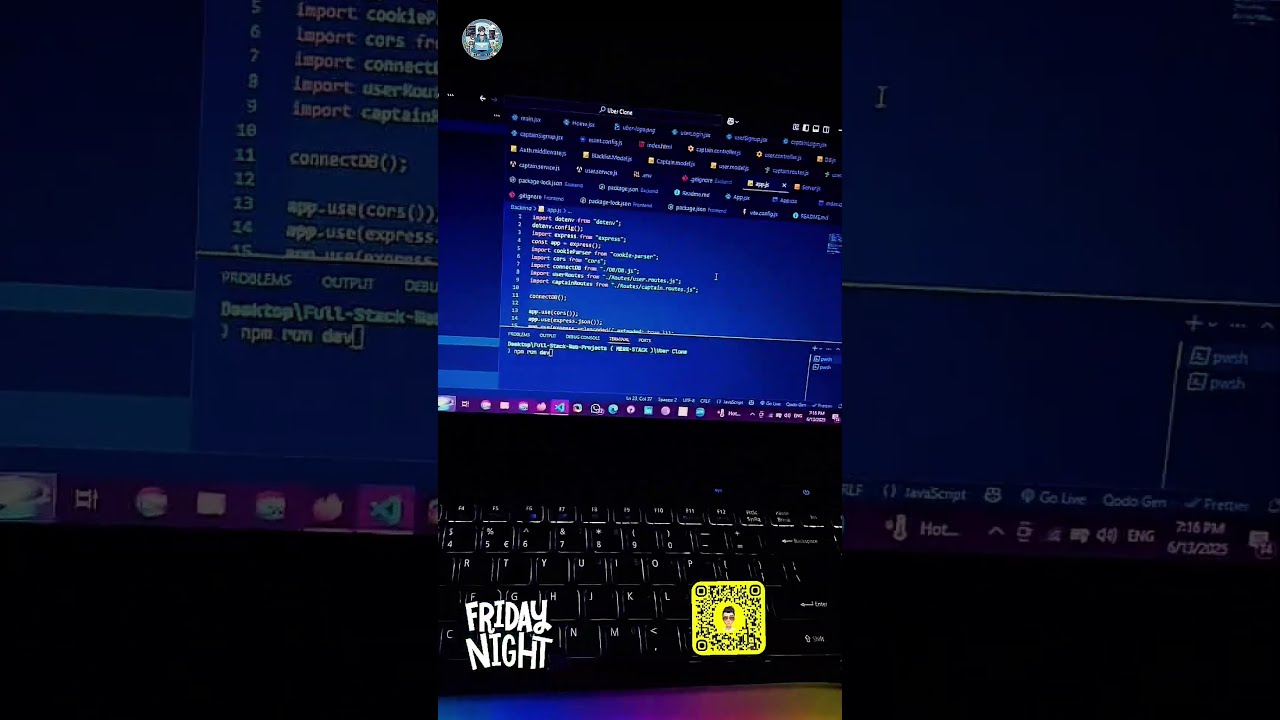 💻 MERN Stack in DARK MODE: Hypnotic RGB Coding Session 2025! 🌈 | Code With Bitwizards