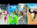 Masha And The Bear vs NEW Tom and Jerry vs Madagascar vs Kung Fu Panda | Tiles hop