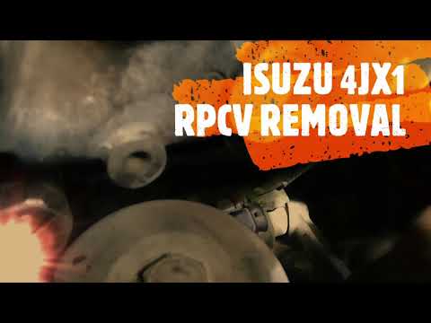 Isuzu 4jx1 | RPCV Removal DIY