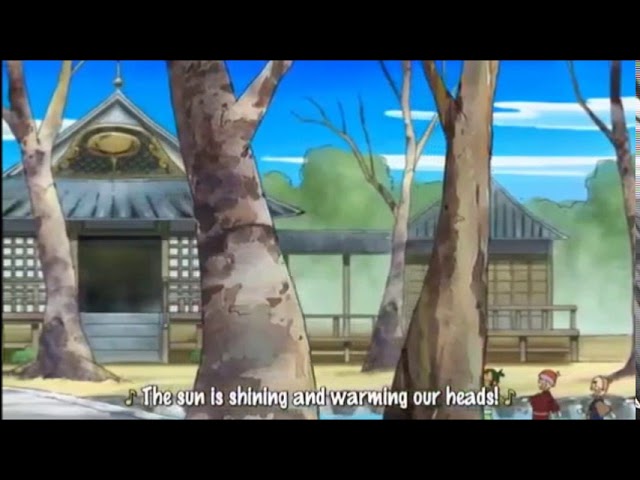 One Piece - Luffy Singing The Baka song Again class=