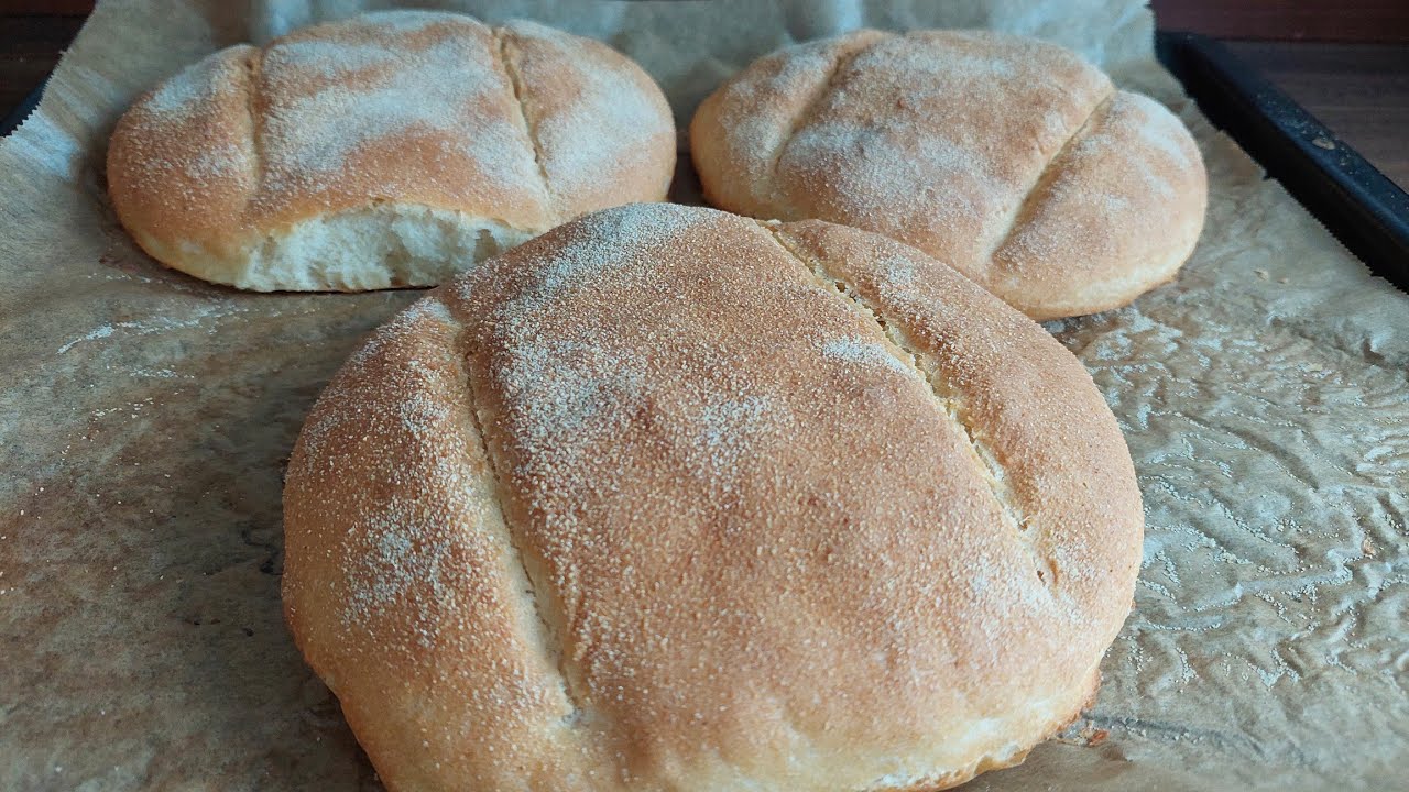 خبز الدار بدقيق الفينو أو السميد الناعم ولا ألذ ولا أروع خفيف وهشيش بخطوات سهلة ومبسطة