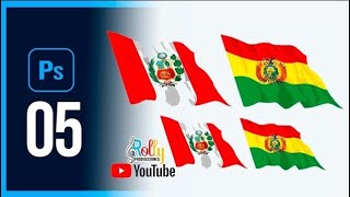 Tutorial de Photoshop cc  Como hacer una Bandera screenshot 4