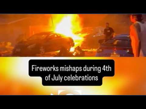 Fireworks mishaps during 4th of July celebrations