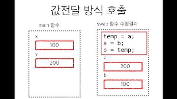 16_1 값 전달방식 호출(Call by value) (널널한 교수의 기초 C언어) ft. C 코딩