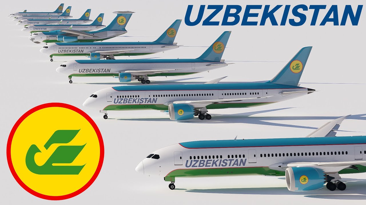 Overview of Uzbekistan Airways Aircraft Fleet (October 2025) - YouTube