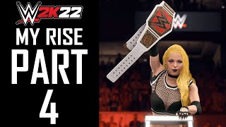 WWE 2K22 - MyRise (Female) - Gameplay Walkthrough - Part 4 - 