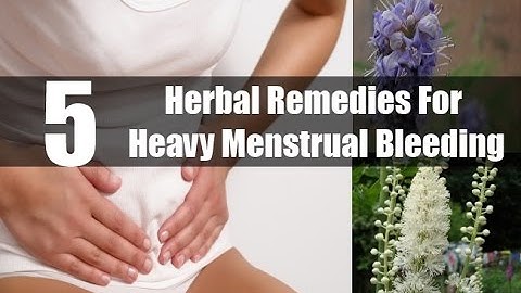 Medication to stop menstrual bleeding immediately at home