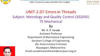 Unit-2.07-Errors in Threads