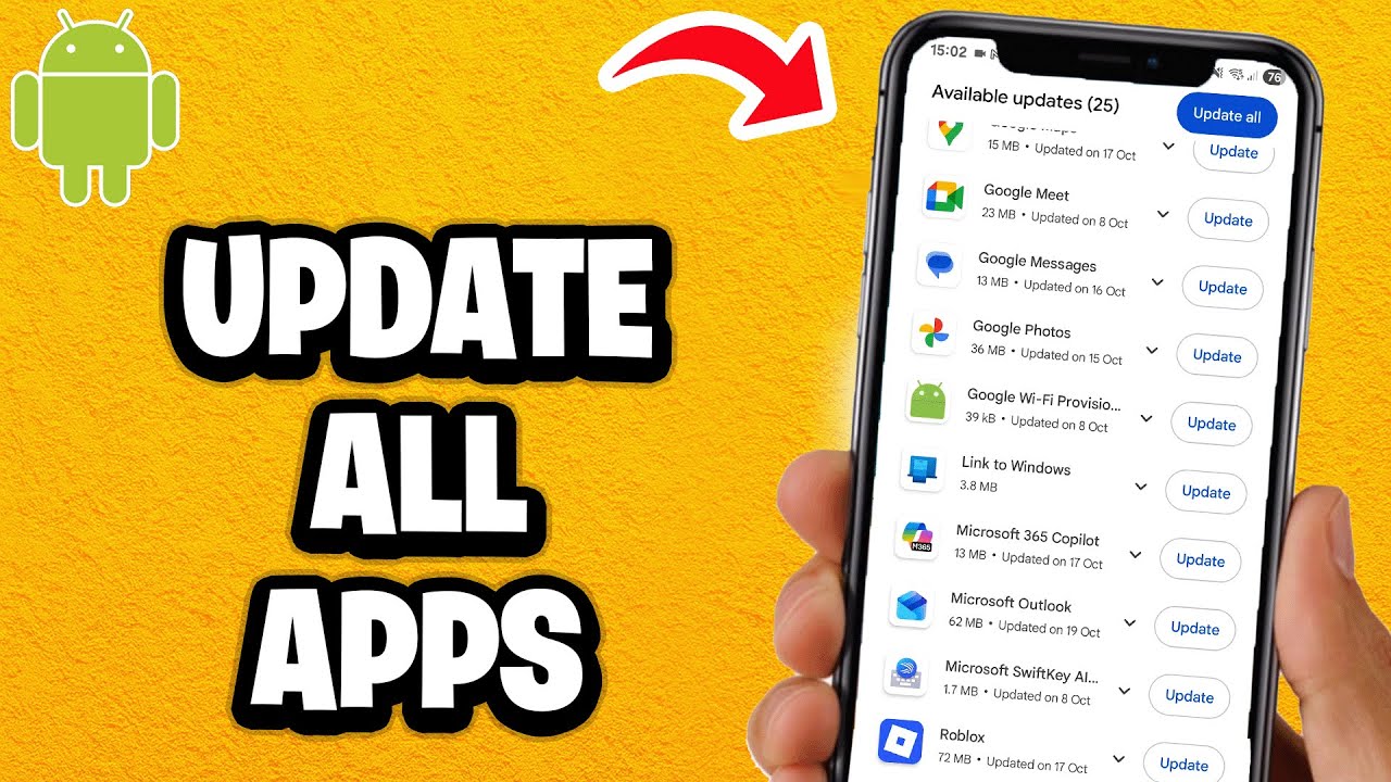 How To Update All Apps On Android - Fastest Guide - YouTube