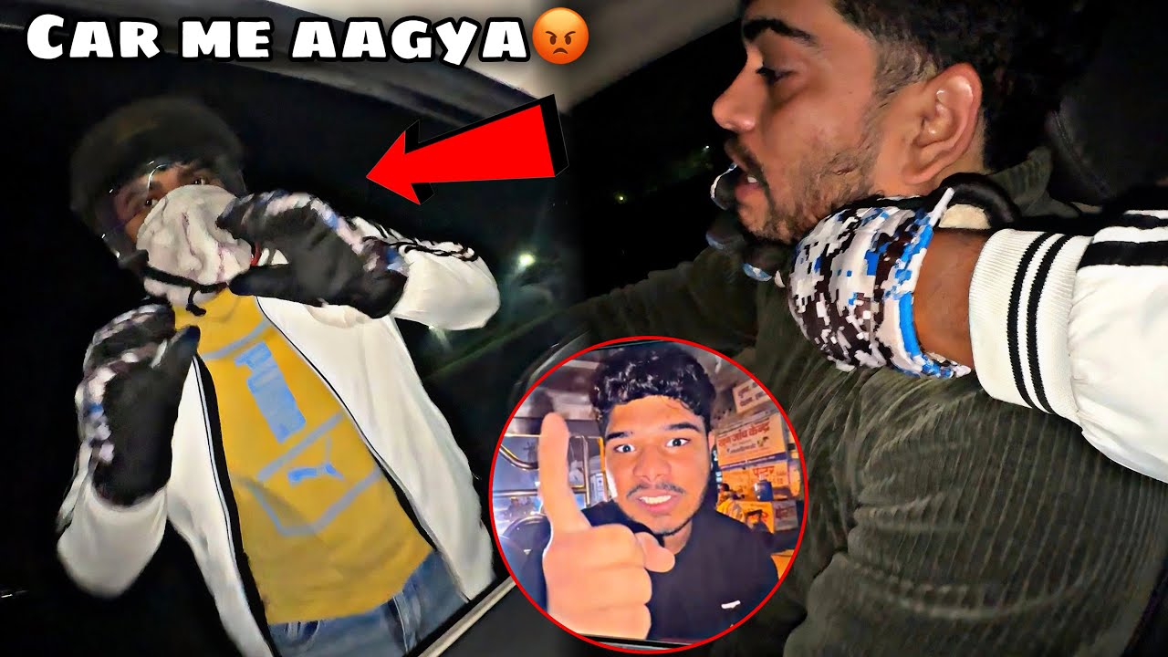 Choro ka chela car me ghus gya 😨