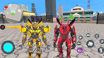 Robot Araba Oyunları #13 - Optimus Prime Multiple Transformation Jet Robot 2020 - Android Gameplay