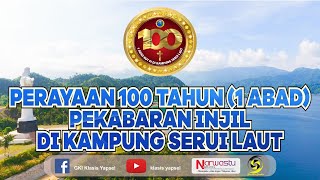 Download Lagu PERAYAAN 100 TAHUN (1 ABAD) PEKABARAN INJIL DI KAMPUNG SERUI LAUT 09 MARET 2024 MP3