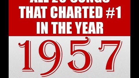 𝐀𝐥𝐥 𝟐𝟎 𝐒𝐨𝐧𝐠𝐬 𝐓𝐡𝐚𝐭 𝐂𝐡𝐚𝐫𝐭𝐞𝐝 #𝟏 𝐢𝐧 𝟏𝟗𝟓𝟕 - 𝐏𝐚𝐫𝐭 𝐎𝐧𝐞 - see listing in contents - stereo & stereo mixes