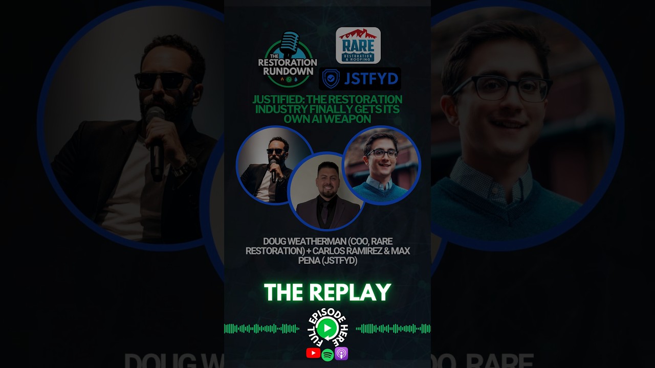 Restoration Rundown with Doug (COO, Rare Restoration) + Carlos & Max (JSTFYD) - Replay