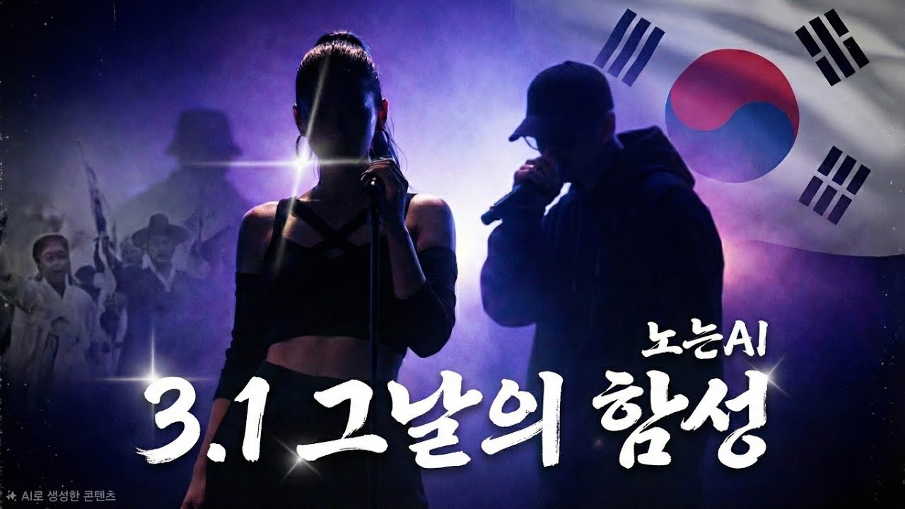 3.1절 힙합 '그날의 함성' 🇰🇷 (AI 자작곡) - 대한독립만세 역사 노래