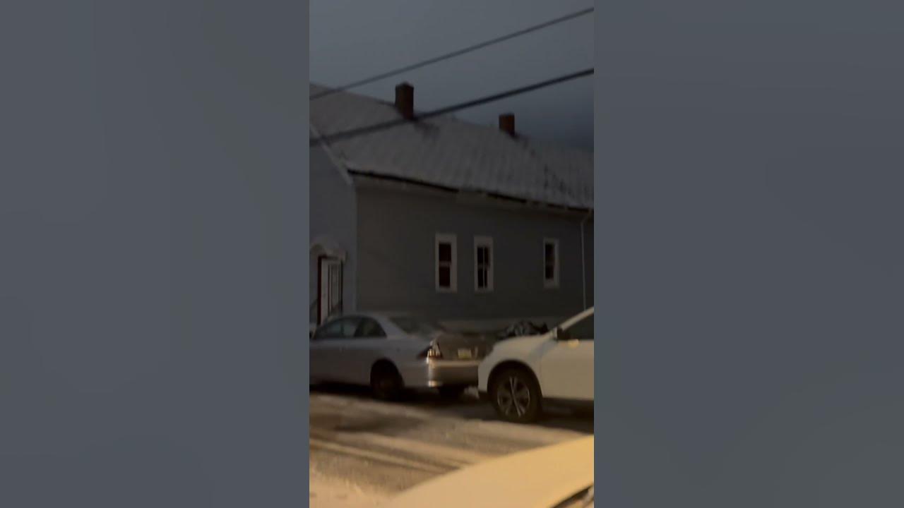 First snowfall in buffalo NY 12/1/2024 YouTube
