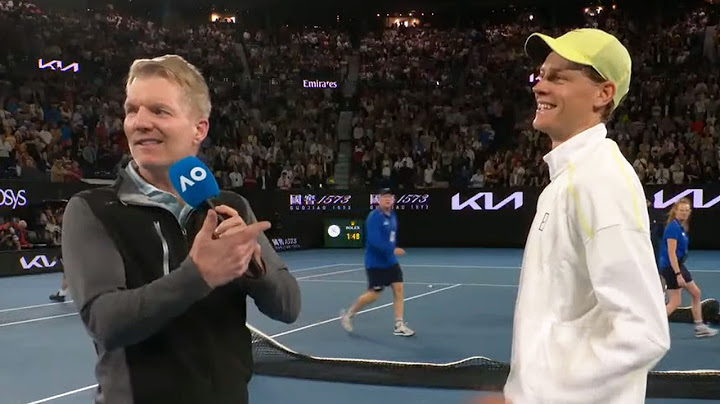 Jannik Sinner's HILARIOUS post-match interview after advancing to semifinal | 2025 Australian Open