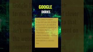 Google Dorks in 30 Seconds! 😱 #cybersecurity #techshorts #shorts