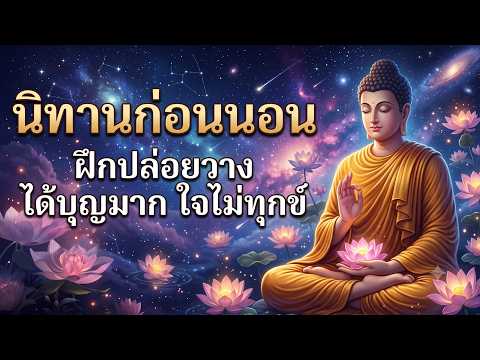 ฟังธรรมะก่อนนอน 💕ฟังแล้วใจสงบเย็น ปล่อยวาง สุขใจได้บุญมาก มีสติ🌷