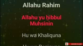 KARAOKE-GIVE THANKS TO ALLAH (drum Version)# Zain Bikha # English Nasheed #ISLAMIC KARAOKE