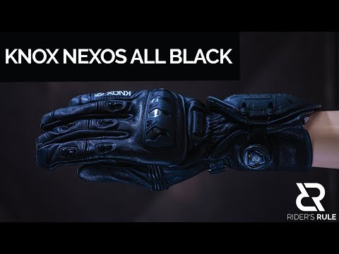 Predstavitev motorističnih rokavic KNOX NEXOS SPORT ALL BLACK
